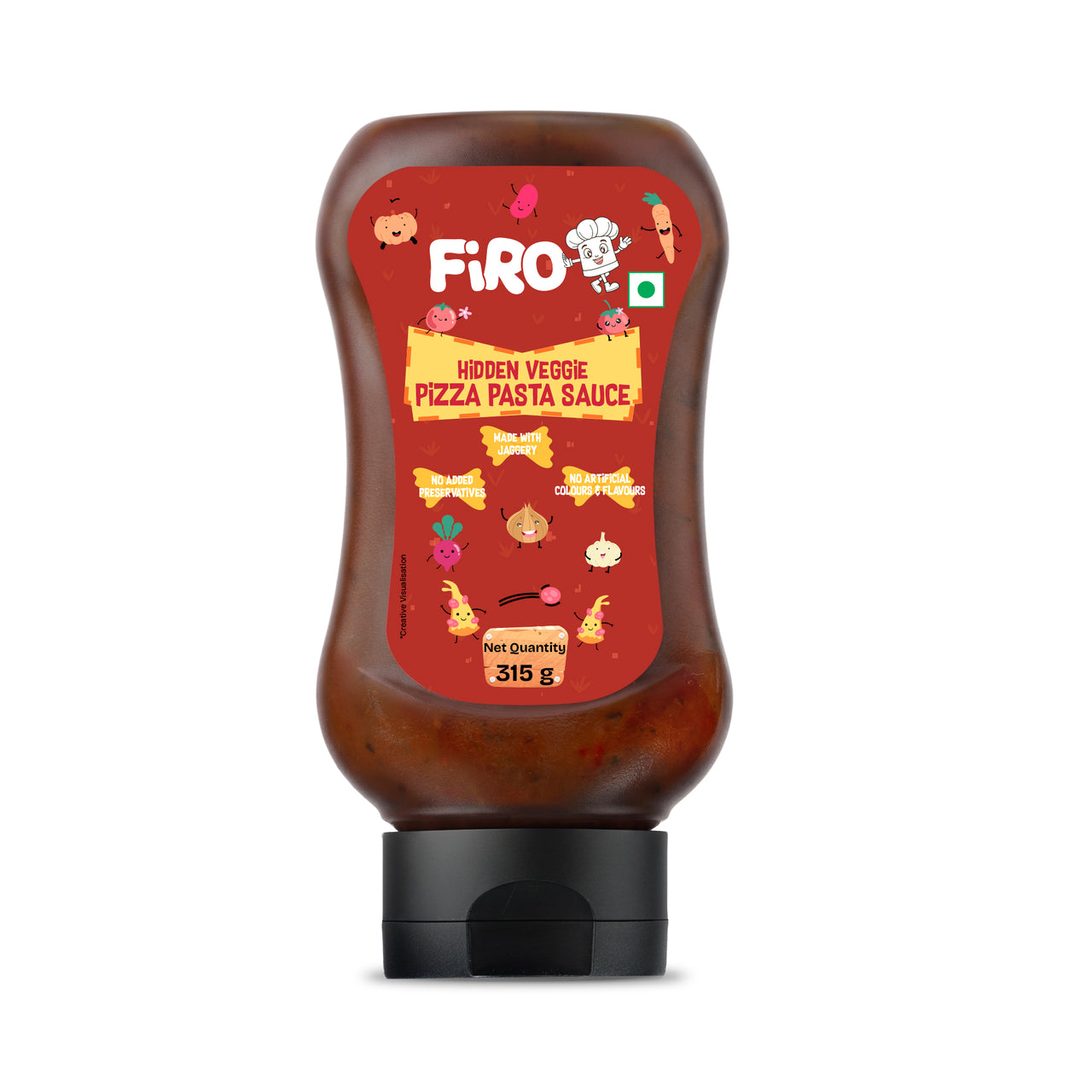 FIRO Hidden Veggie Pizza Pasta Sauce - A Smart & Yummy Choice for Kids