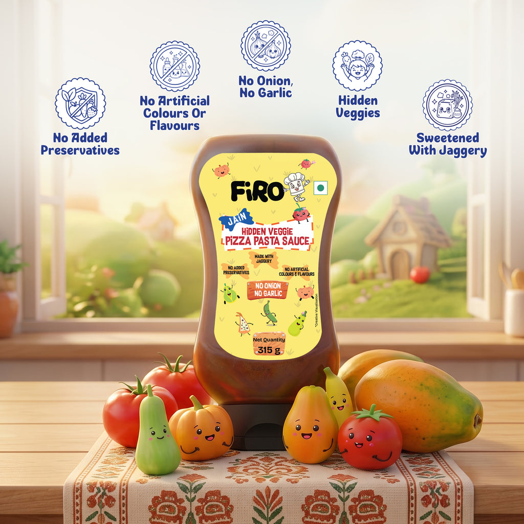 FIRO Jain Hidden Veggie Pizza Pasta Sauce | Rich & Flavorful Italian Sauce