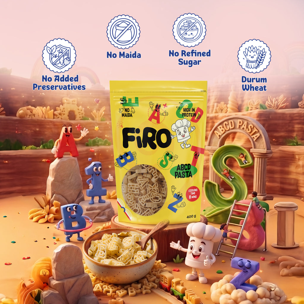 FIRO ABCD Pasta Shapes for Kids | Alphabet Pasta for Kids Meals