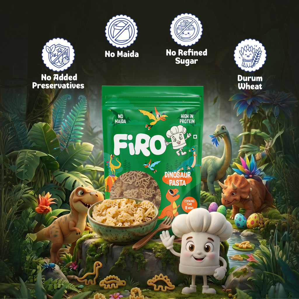 FIRO Dinosaur Pasta Shapes for Kids | Fun Dinosaur Pasta Meals