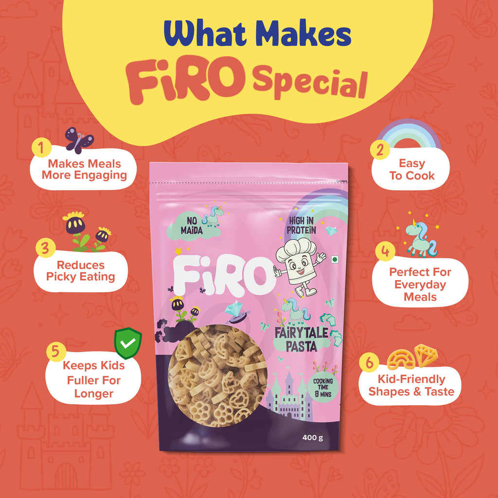 FIRO Fairytale Pasta Shapes for Kids | Fun Shaped Pasta for Kids Meals