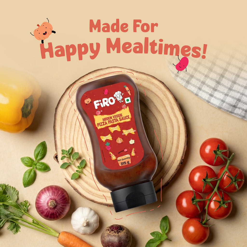 FIRO Hidden Veggie Pizza Pasta Sauce - A Smart & Yummy Choice for Kids