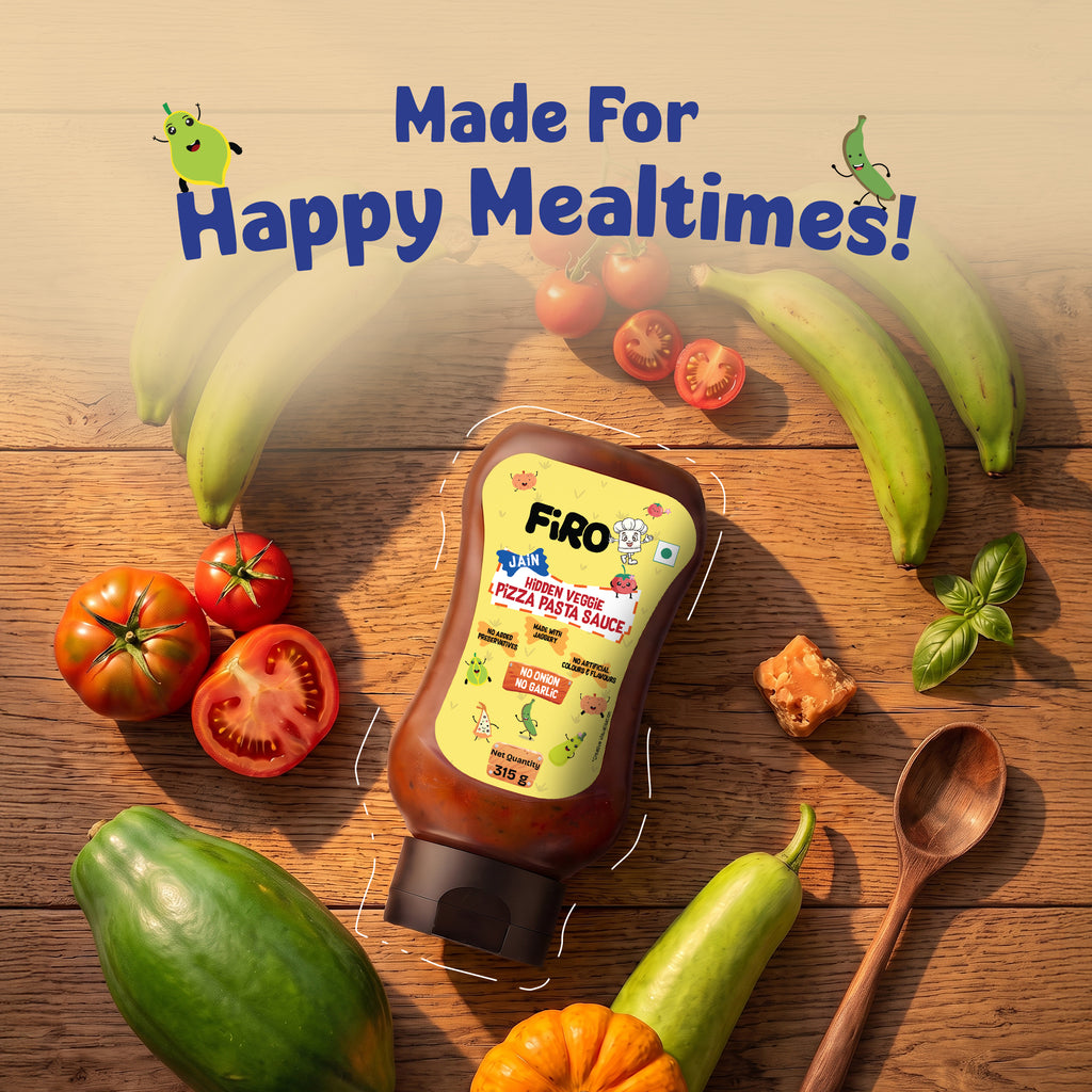 FIRO Jain Hidden Veggie Pizza Pasta Sauce | Rich & Flavorful Italian Sauce