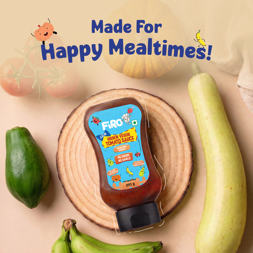 FIRO Jain Hidden Veggie Tomato Sauce | Rich Tomato Taste with Hidden Vegetables