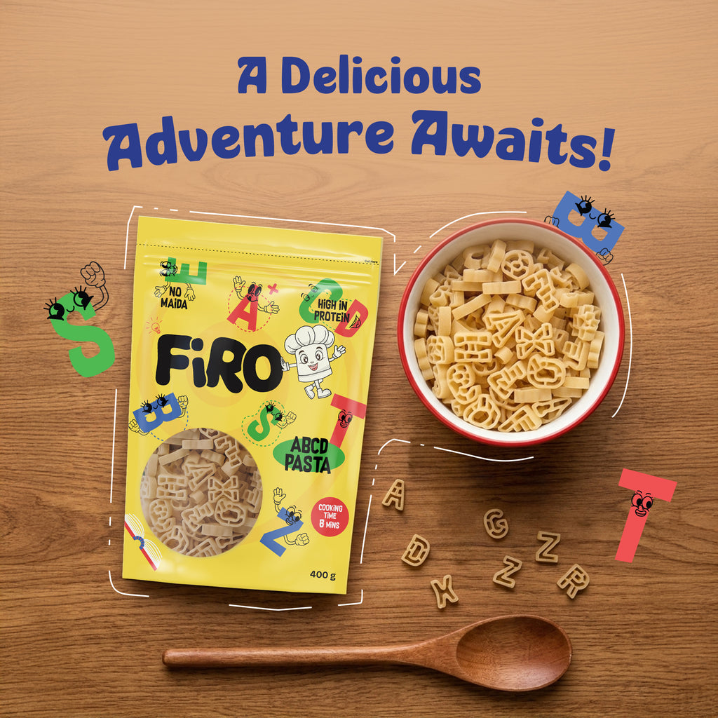FIRO ABCD Pasta Shapes for Kids | Alphabet Pasta for Kids Meals