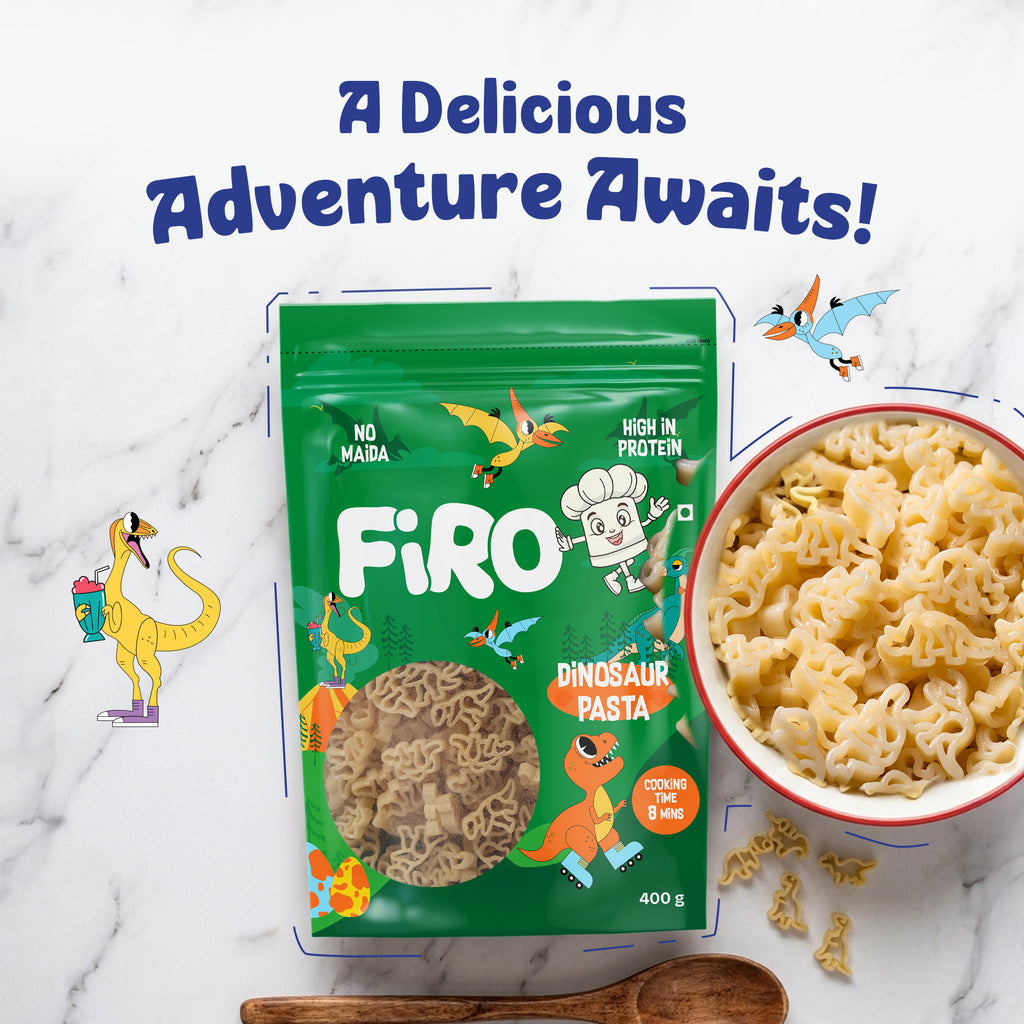 FIRO Dinosaur Pasta Shapes for Kids | Fun Dinosaur Pasta Meals