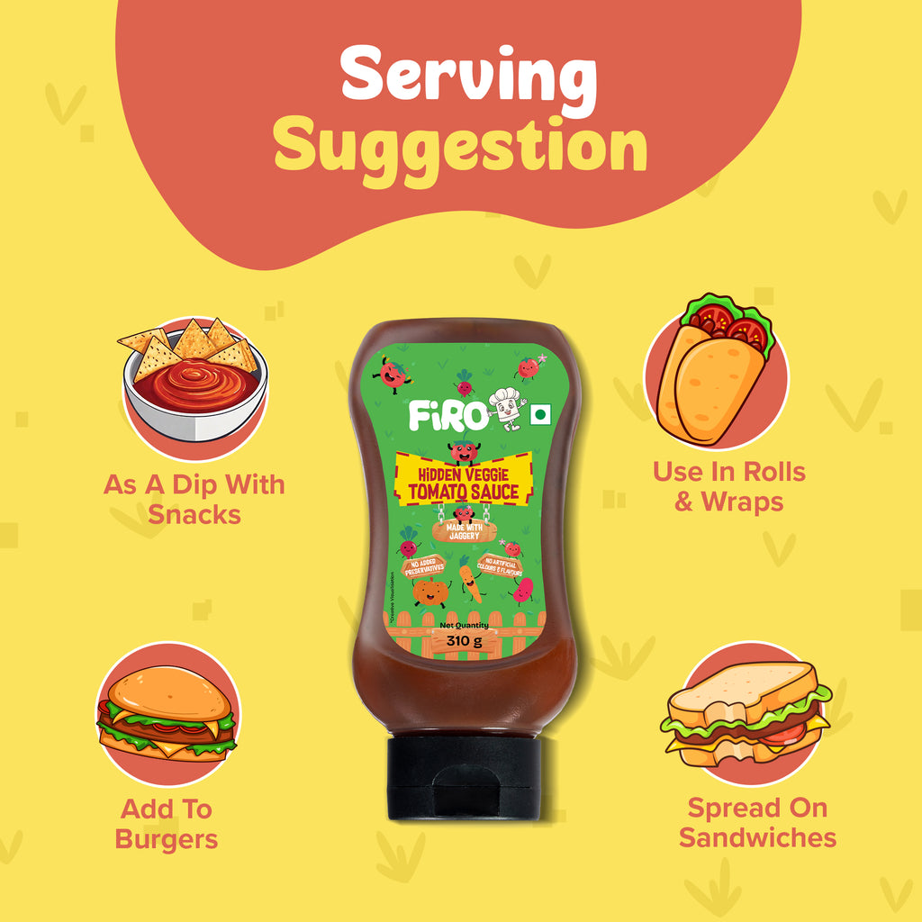 FIRO Hidden Veggie Tomato Sauce for Kids | No Preservatives