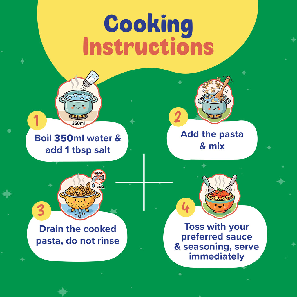 FIRO Space Shape Pasta for Kids | No Maida, Durum Wheat Pasta