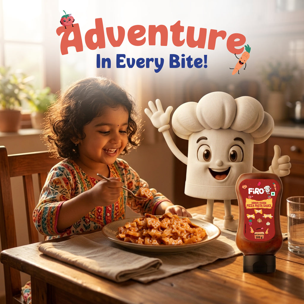 FIRO Hidden Veggie Pizza Pasta Sauce - A Smart & Yummy Choice for Kids