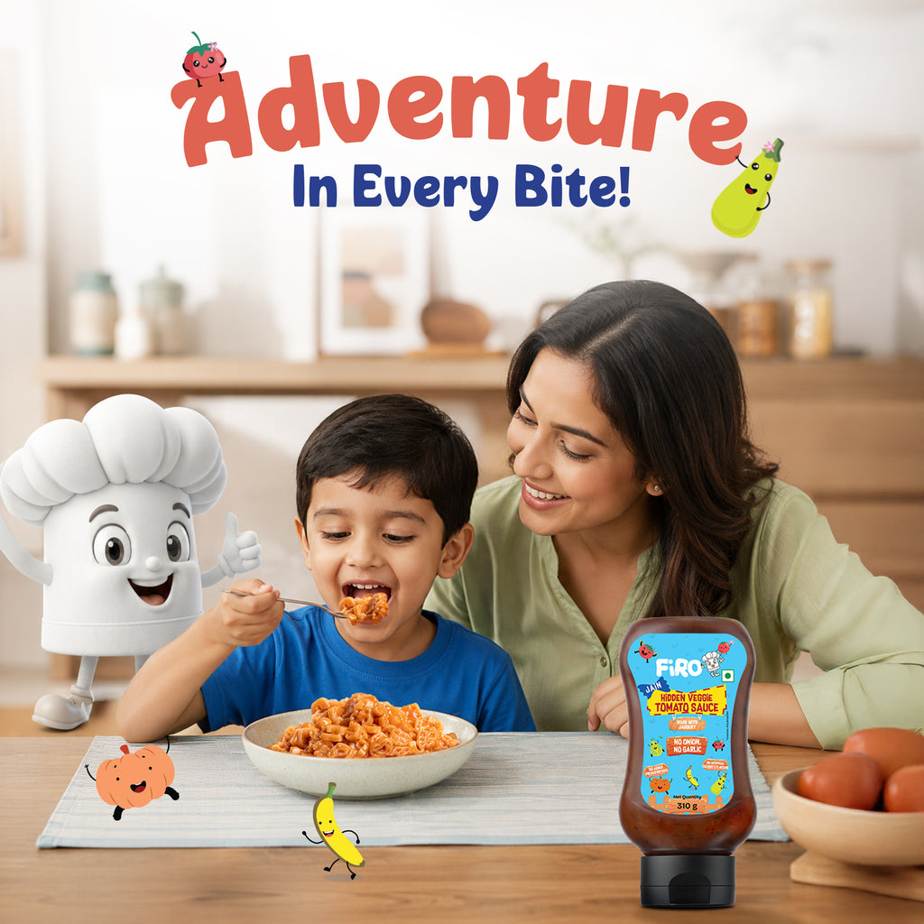 FIRO Jain Hidden Veggie Tomato Sauce | Rich Tomato Taste with Hidden Vegetables