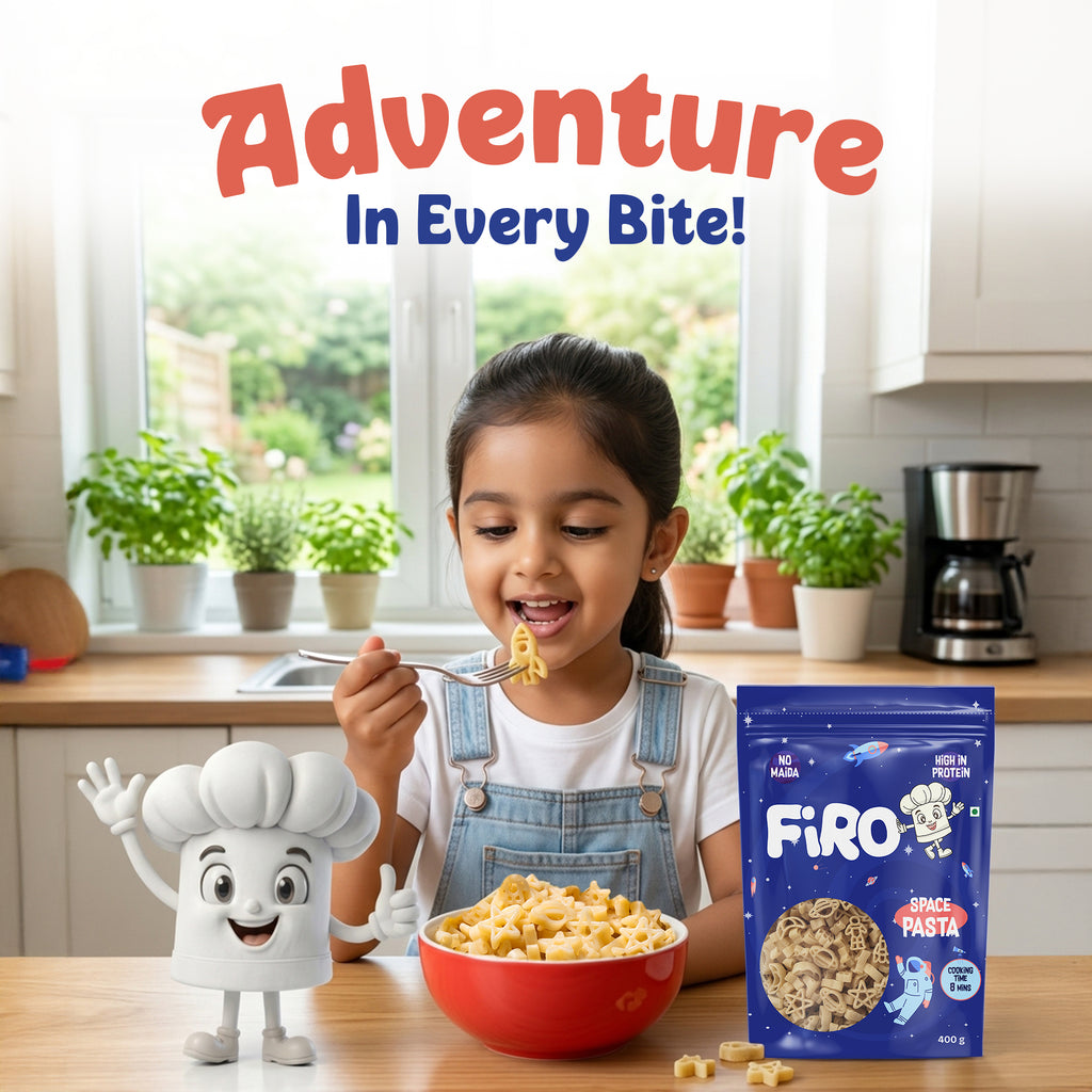 FIRO Space Shape Pasta for Kids | No Maida, Durum Wheat Pasta
