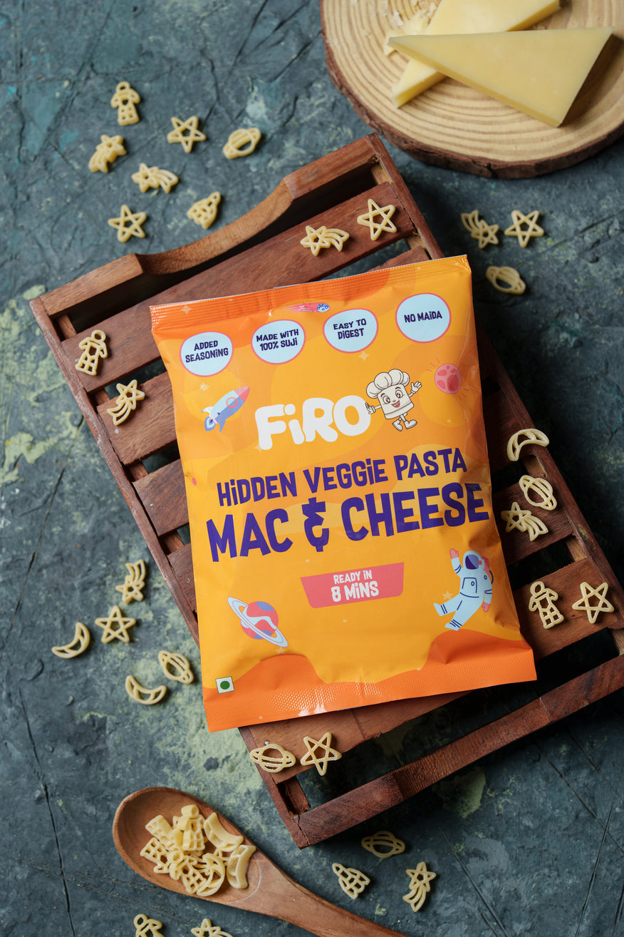 FIRO Space Hidden Veggie Mac & Cheese Pasta for Kids | Quick Creamy Pasta