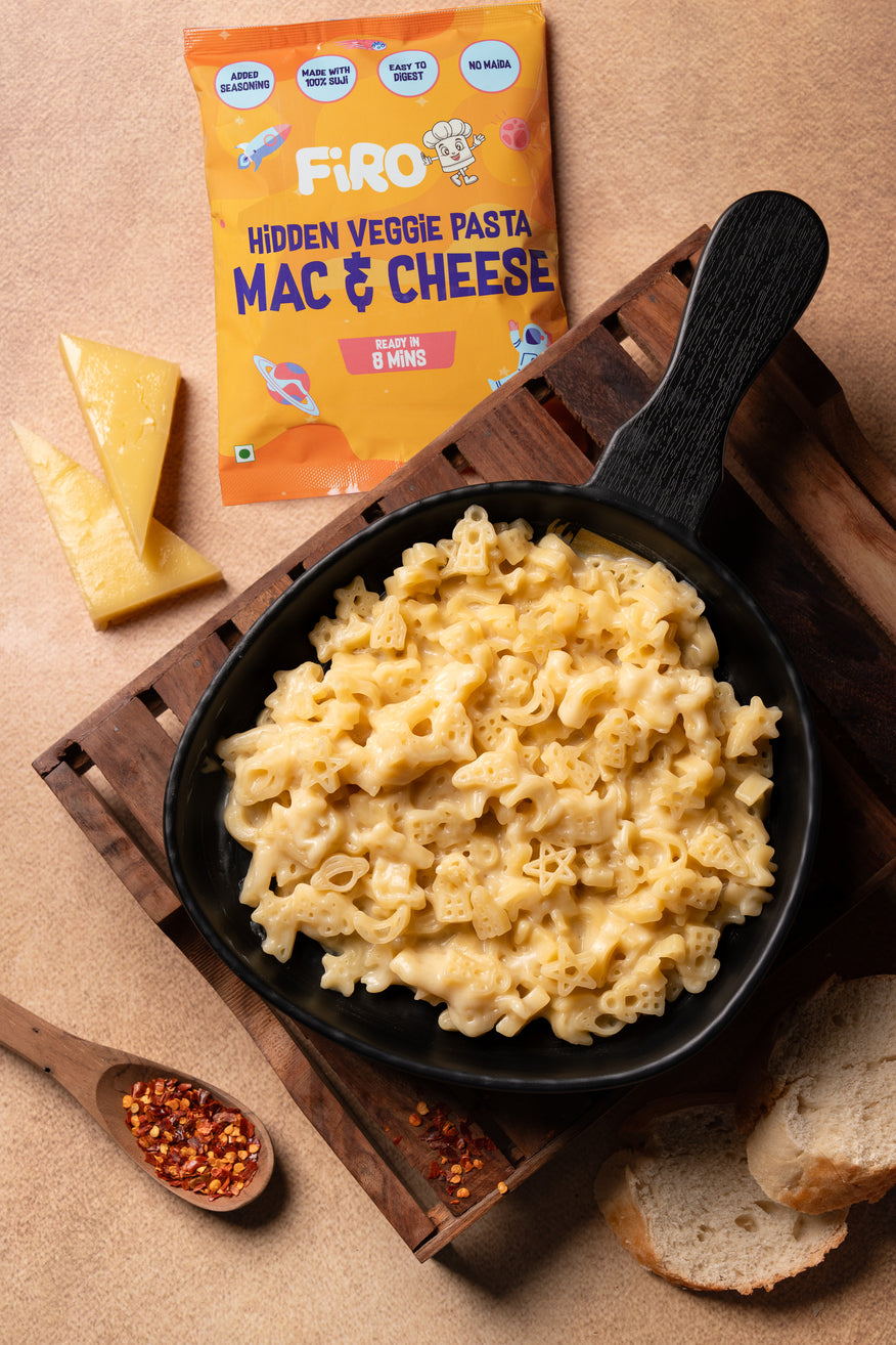 FIRO Space Hidden Veggie Mac & Cheese Pasta for Kids | Quick Creamy Pasta