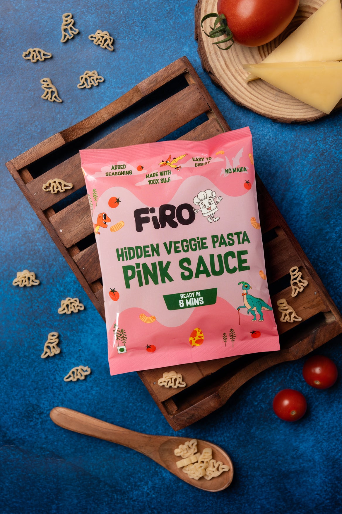 FIRO Dinosaur Hidden Veggie Pink Pasta Sauce for Kids |  No Preservatives