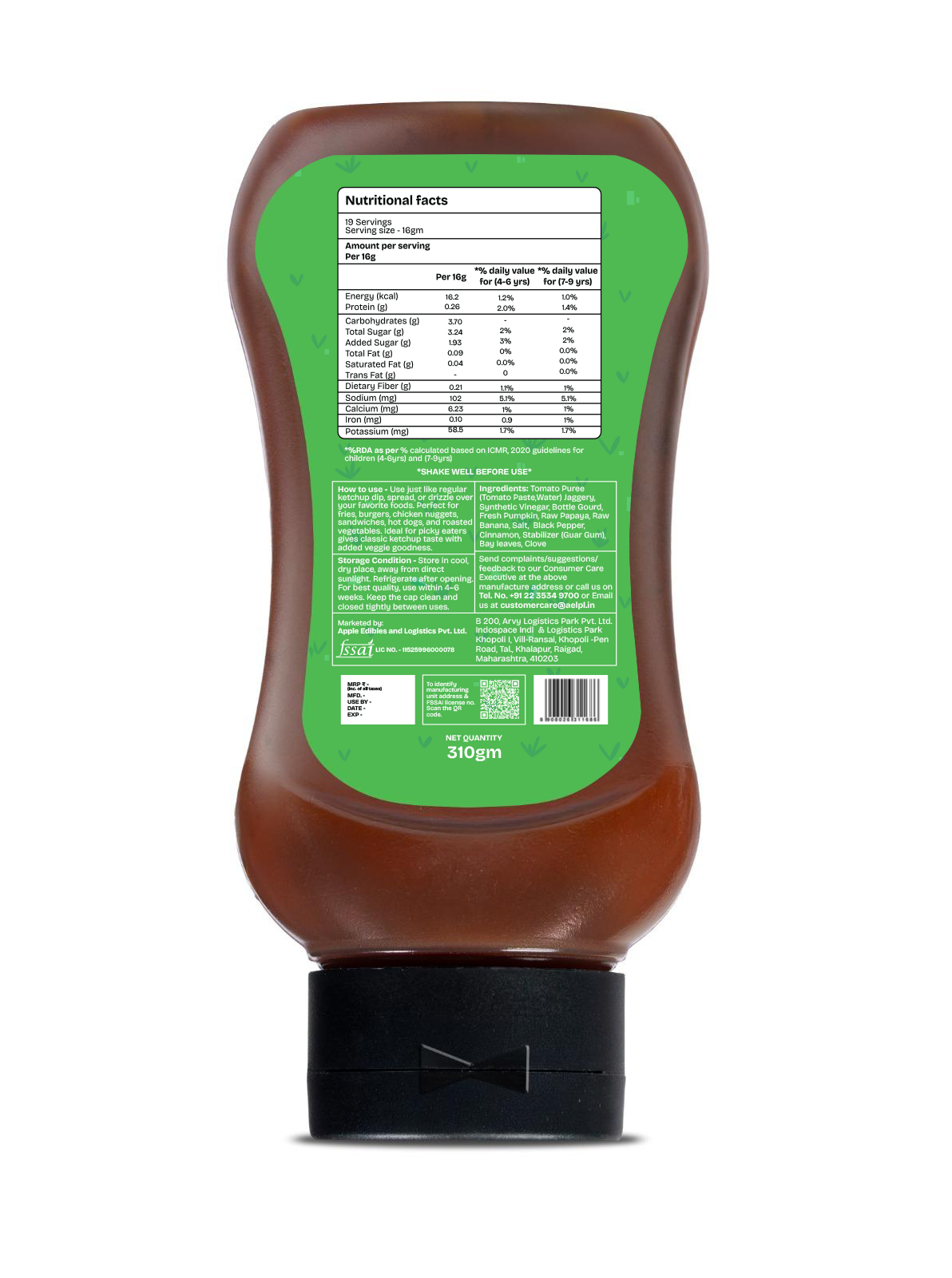 FIRO Hidden Veggie Tomato Sauce Jain | Rich Tomato Taste with Hidden Vegetables