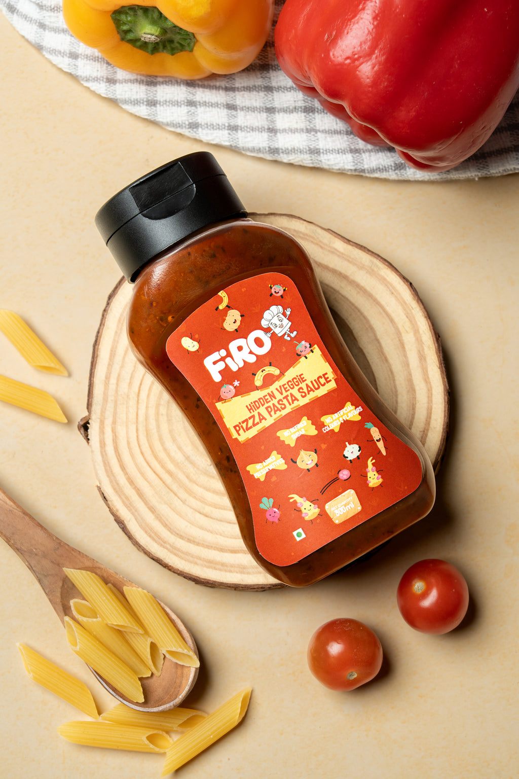 FIRO Hidden Veggie Pizza Pasta Sauce - A Smart & Yummy Choice for Kids