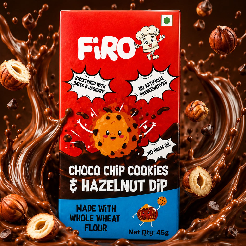 Firo Chocochip Cookies & Hazelnut Dip  | Kids Treats